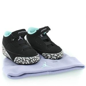 BABY RETRO 3 JORDAN SNEAKERS 3C TURQUOISE BLACK